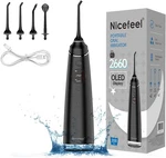 Cordless Rechargeable Water Dental Flosser Oral Irrigator With 4 Modes, 280ML. Fixed Price $18.99.