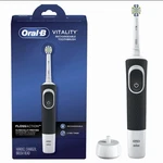 Oral-b Vitality Floss Action Rechargeable Electric Toothbrush, Black, 1 Count. Fixed Price $25.00.