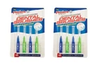 2-PACK Plackers Hi Performance Dental Brushes, 8 Pieces Total. Fixed Price $15.76.