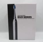 Aquasonic Duo Series Ultra Whitening Toothbrush Dual Handles Travel Cases. Fixed Price $29.95.