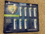 Oral-b Flossaction Replacement Brush Heads 8 Pack Bacteria Guard Bristles. Fixed Price $16.99.