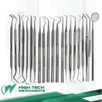 Professional Dental Oral Kit Scaler Probe Pick Set Mirror Steel- Dentist Tools. Fixed Price $10.99.