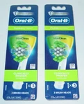 (6) Oral-b Brush Heads, Flossaction, EB25RB,. Fixed Price $20.00.