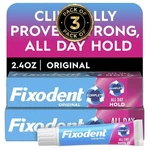 Pack Of 3 Fixodent Complete Original Denture Adhesive Cream, 2.4 Oz. Fixed Price $13.99.