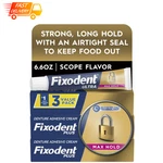 Fixodent Ultra Max Hold Secure Denture Adhesive Cream 2.2 Oz, 3 Pack. Fixed Price $17.99.