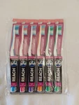 Lot X6 Reach Total Care + Floss Clean Toothbrushes Variety Of Colors Bnip!. Fixed Price $12.90.