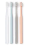 Muji Polypropylene Toothbrush Set Of 4PCS. Fixed Price $11.00.