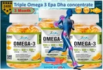 Best Triple Strength Omega 3 Fish Oil Pills Month Supply 2400MG High Potency. Fixed Price $35.26.