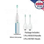 Philips Sonicare E-series Essence Electric Toothbrush Handle HX5610/11 W/ 2 Head. Fixed Price $69.99.