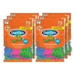 Dentek Kids Flossers, Removes Food & Plaque Wild Fruit Flavored Picks 6 Pk. Fixed Price $19.99.