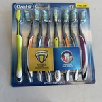 Oral-b Crossaction Advanced Soft Bristle Toothbrush, 8 Pack Teeth Cleaning. Fixed Price $15.00.
