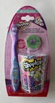 Shopkins Buddies Toothbrush Set W/ Cup And Cap-soft New. Fixed Price $6.99.