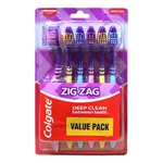 Colgate Zig Zag Medium Toothbrush Deep Clean Manual Value Pack 6 Count. Fixed Price $39.99.