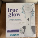 True Glow Sonic Facial Brush Kit By Conair Open Box. Fixed Price $18.00.
