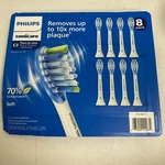 Philips Sonicare Brush Heads 8 Pack C3 Premium Plaque Control. Fixed Price $32.99.