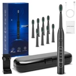 Sunnynest Electric Toothbrush For Adults With 8 Count (pack Of 1), Black. Fixed Price $80.99.