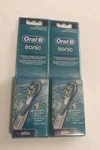 Oral Sonic Brush Heads Lot Of 2 Braun. Fixed Price $12.60.