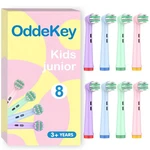 Oddekey Kids Replacement Heads Compatible 8 Count (pack Of 1), Multi-colored. Fixed Price $17.96.