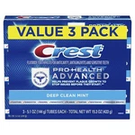 Crest Pro Health Advanced Deep Clean Mint Toothpaste Pack Of 3 5.1 Ounce. Fixed Price $25.89.