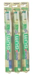 3* Vintage Gum Medium Compact Head Toothbrush 463 Super Tip Blue, Green, Usa. Fixed Price $14.98.