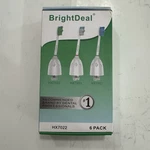 Brightdeal Replacement Toothbrush Heads HX7022 Pack Of 6 New Sealed E44. Fixed Price $23.72.