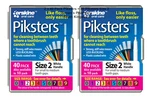 2 X 40 Pack = 80 Piksters Size Interdental White Handle Brush Like Floss New. Fixed Price $30.71.