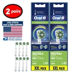 2 Pairs Of 8 Pack Oral-b Crossaction Toothbrush Heads. Fixed Price $27.90.