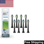 Achieve Brilliant Smile - 8 Pack Black Sonicare W2 Optimal White Brush Heads. Fixed Price $82.44.