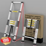 Diamondforge 8.5 Ft Silver Telescoping Ladder. Fixed Price $132.58.
