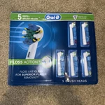 Oral-b Floss Action Replacement Brush Heads With Bacterial Protection 5 Count. Fixed Price $13.99.