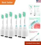 Pisonicleara Replacement Toothbrush HEADS(6 Pack) Compatible With Philips Sonica. Fixed Price $23.87.