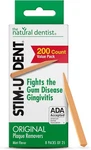Stim-u-dent Plaque Removers 8 Packs Of 25 Picks/pack (200 Picks) Mint Flavor. Fixed Price $11.49.