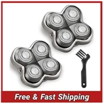 4 Replacement Blades For Skull Shaver Pro Gold Silver Razor Heads Kit. Fixed Price $32.00.