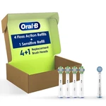 Electric Toothbrush Heads Oral Flossaction Replacement White 4 Count. Fixed Price $89.99.