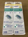New Equate Smilesonic Pro Essential Clean 10X Replacement Brush Heads Medium. Fixed Price $27.95.