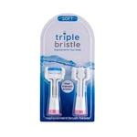 Triple Bristle 3-SIDED Sonic Toothbrush Replacement Heads Pink Free Ship. Fixed Price $22.97.