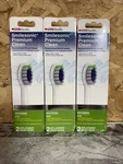 3 Pack Smilesonic Premium Clean Replacement Brush Heads 6 Total. Fixed Price $18.99.