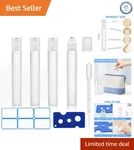 Eco-friendly 10ML Essential Oil Roller Bottles Lightweight & Reusable 4 Pack. Fixed Price $7.55.