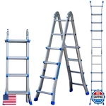 Diamondforge Frame Step Telescoping Ladder 14 Ft Reach Height Muti Position. Fixed Price $292.96.