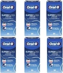 Oral-b Super Threader Dental Floss, Pre-cut 50 Count (pack Of 6), Mint. Fixed Price $42.11.