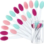 Patelai 24 Pcs Lip Brush Silicone Scrubber Pink, Green, Purple. Fixed Price $13.18.
