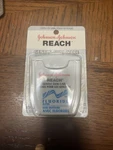 Johnson & Reach Gentle Gum Care Fluoride Woven Floss 35 Yd Sealed 1995. Fixed Price $35.00.
