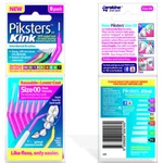 Piksters Kink Interdental Brushes - #0, 8/PK. Angled Handle. Fixed Price $30.59.