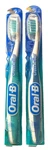 2* Vintage Oral-b Cross Action Toothbrush 40 Regular Soft & Medium Bristles. Fixed Price $24.98.
