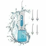 Freshjoy Cordless Water Flosser Portable Oral Irrigator 300ML Reservoir IPX7. Fixed Price $31.99.