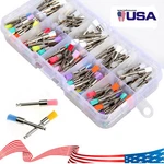 200PCS/BOX Dental Nylon Materials Closure Flat Polishing Prophylaxis Brushes Usa. Fixed Price $13.99.