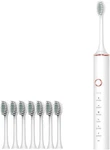 Teethby Sonic Tooth Brush W/ 8 Replacement Heads IPX7 Rechargeable Oral. Fixed Price $26.95.