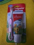 Colgate Baby Toddler Training Toothbrush Fluoride Free Toothpaste Ages 0-2. Fixed Price $5.99.