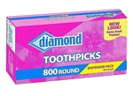 800 Round Pointed Birch Toothpicks No Additives All Natural Wooden Diamond. Fixed Price $33.21.