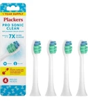 4PK- Plackers Pro Sonic Clean Replacement Brush Green & Blue. 1 Year Sply. Fixed Price $15.99.
